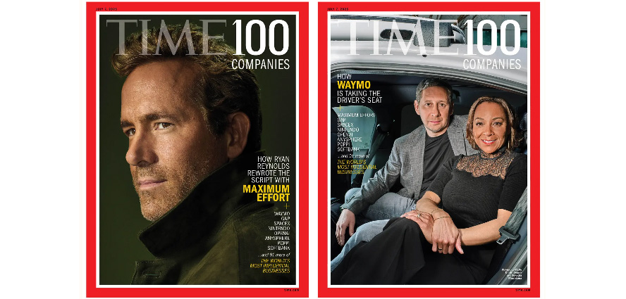 TIME’s 2025 covers feature star power—with Ryan Reynolds of Maximum Effort and Waymo’s co-CEOs front and center. But the list also includes standout innovation coming straight out of Dallas.